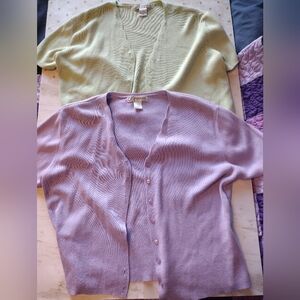 2 Dress Barn Short Cardigans